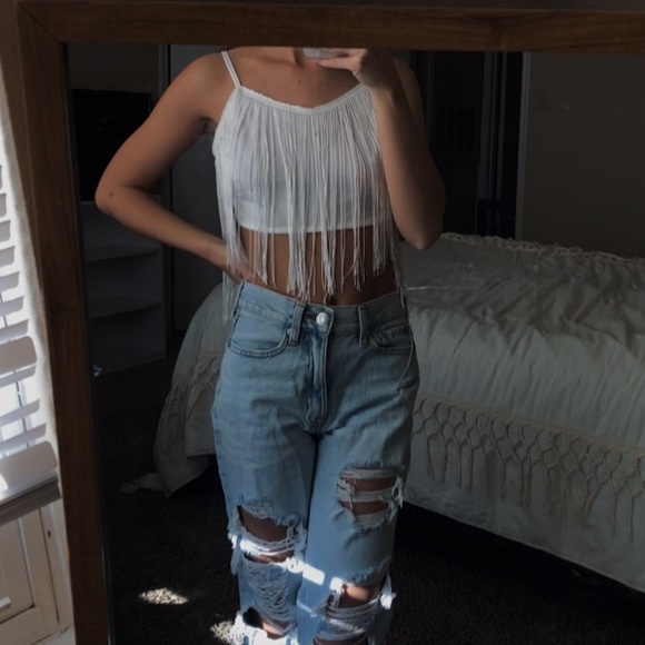 cutest tassel tank - Picture 2 of 2